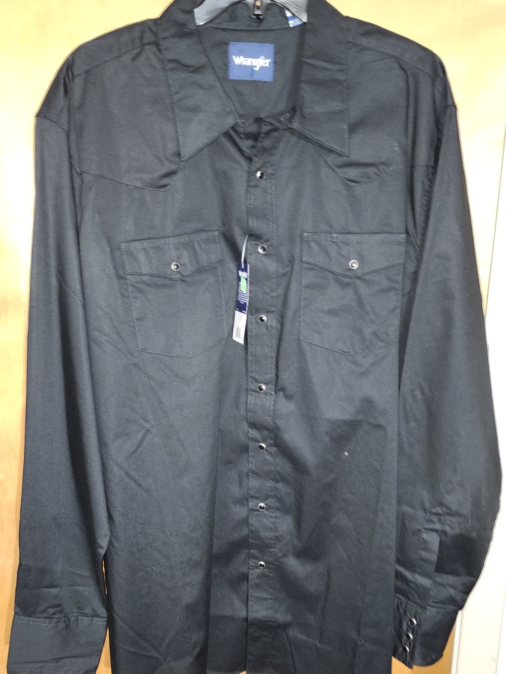 Wrangler Black Western Shirt